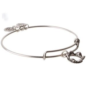 Alex and Ani Queen's Crown Charm Bangle